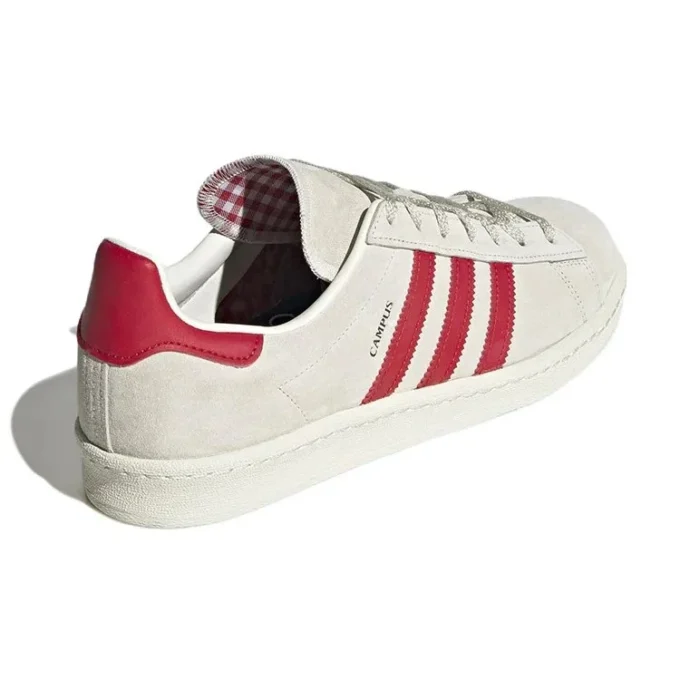 Adidas Campus 80S “off White Collegiate Red”